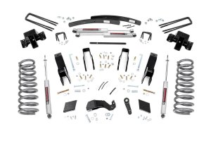 Dodge Ram 2500 Suspension Lift Kit - Rough Country - 5 Inch with N3 Shock Absorbers - '94-'99